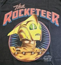 Rare Vintage 90s The Rocketeer Disney Movie Promo T Shirt Single Stitch Large