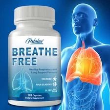 Breathe Easy - Butterbur,Quercetin,Bromelain, Cordyceps,Lung Cleanse Respiratory