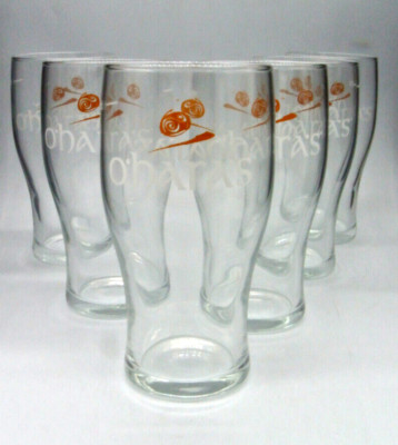 6 O´Haras Bier Brauerei Gläser Set 50 cl England Pint Glas Gastronomie Logo