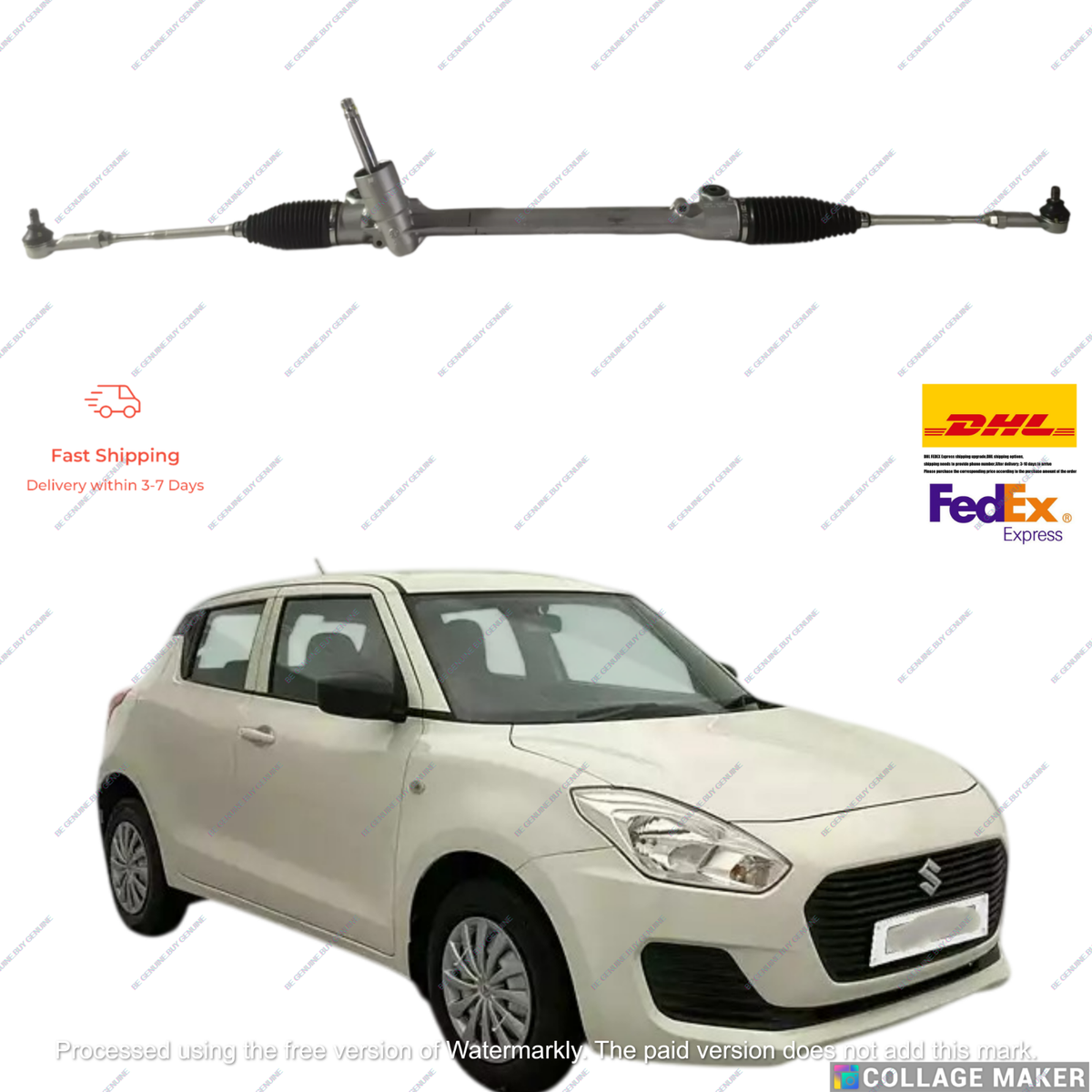 48500M56R01 Steering Rack For Suzuki Swift 2018-2024 Model Oem