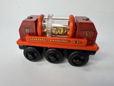 Thomas  Friends Wooden Railway Train Tank Engine Sodor Mining Gold Sifting Car