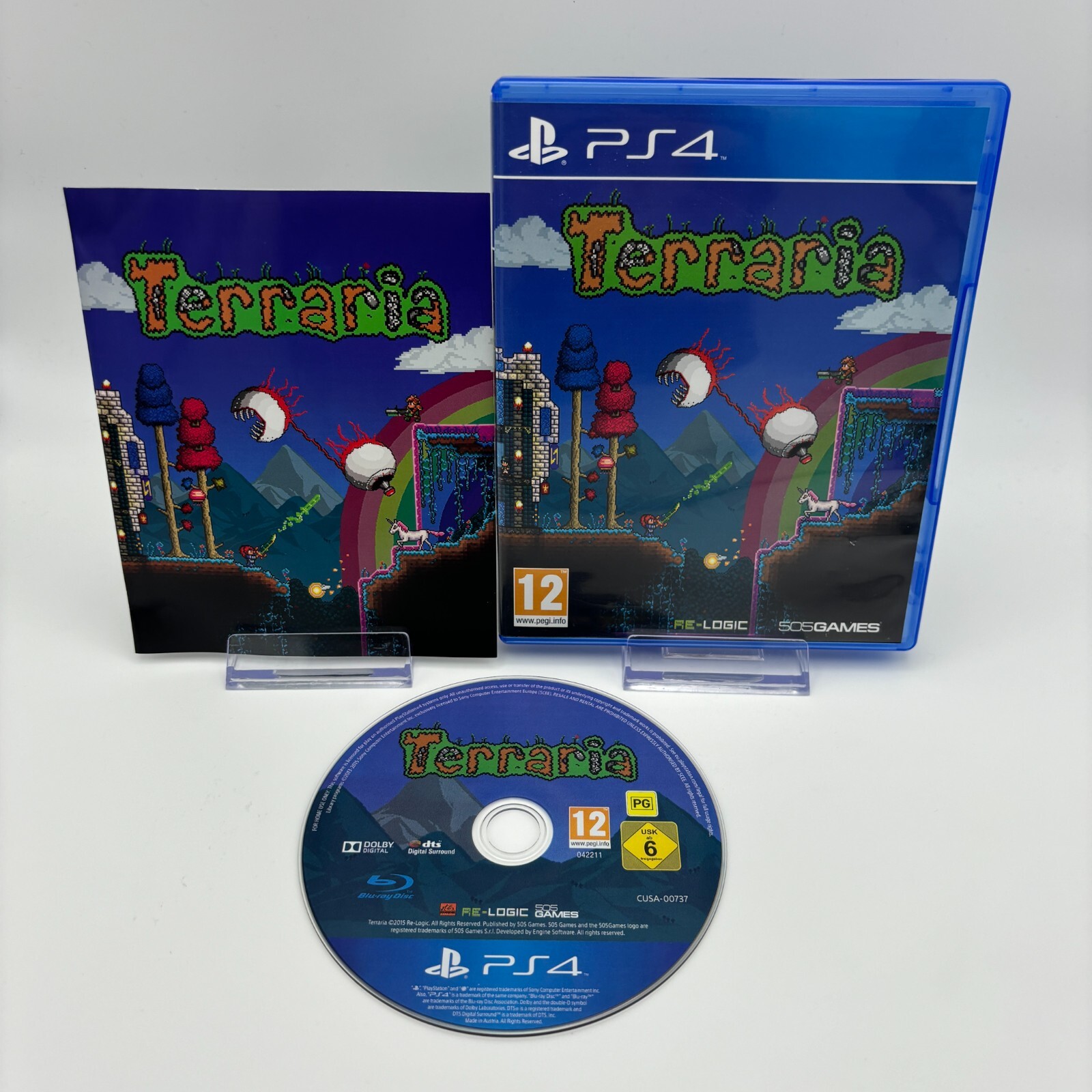 Terraria (PAL Sony PS4, 2000) *VGC* Create Build Explore