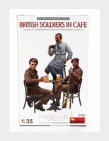 1:35 Miniart Figures British Soldiers In Cafe Kit MA35392 Modellbau