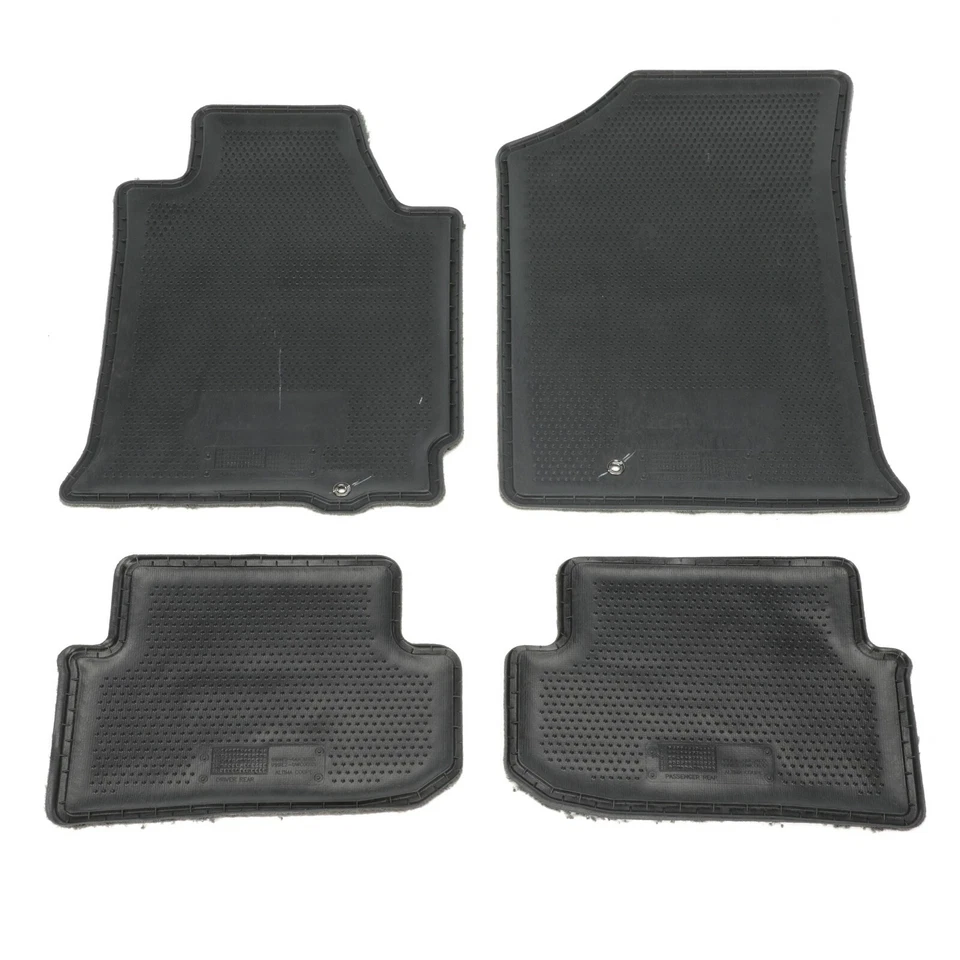 Alfombrillas delanteras y traseras Nissan Altima 2009-2012 cupé carbón alfombrillas OEM NUEVAS Foto 2 de 3