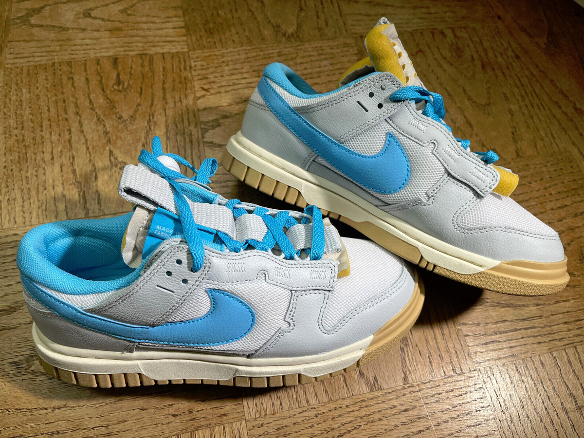 Mens Nike Air Dunk Low Jumbo DV0821-103 White/Baltic Blue/Photon