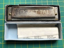 Hohner Harmonica Pocket Pal Key for C with box and instructions.