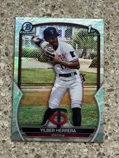 2023 Bowman Chrome Yilber Herrera Lunar Glow Refractor Prospect #BCP-86