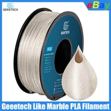 GEEETECH 1.75mm 1kg PLA 3D Printer Filament Marble Brown Stone Statue Consumable