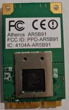 Genuine Atheros AR5B91 Wireless N 150 802.11b/g/n Mini PCIe WiFi Card 2.4 GHz