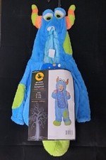 TODDLER Costume Size 6-12 MTH Hooded JUMPSUIT BLUE MONSTER Costume C005