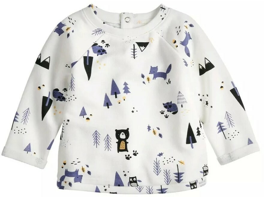 Jumping Beans Nuevo Con Etiquetas Sudadera 9 Meses Bebé Niño Animal Estampado Gráfico Azul