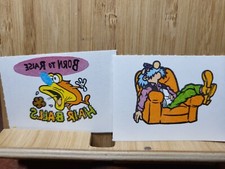 NICKTOONS TATTOOS TOPPS 1993 2 Random as Pictured FREE POST