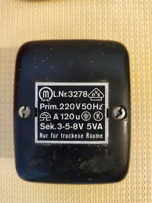 Trafo 220 Volt Nostalgie 