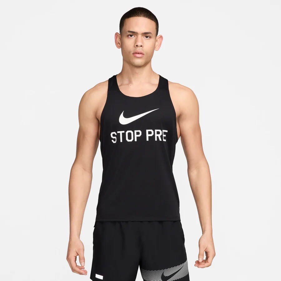 Nike Run Energy Fast Singlet Stop Pre FN3998-010 Men's Size