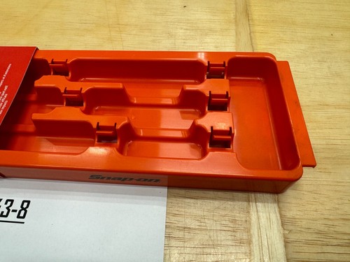 Snap-on Tools USA NEW ORANGE 3/8" Drive Extension & Ratchet Organizer KAEXT38OR - Foto 3 di 7