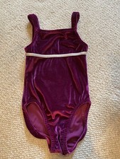 SATARA LEOS Velvet Gymnastics Leotard Size Junior Small