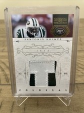2011 Playoff National Treasures Colossal Materials Prime /20 Santonio Holmes #25