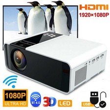 23000Lumens 4K 1080P HD WiFi Bluetooth Mini 5D LED Home Theater Projector Cinema