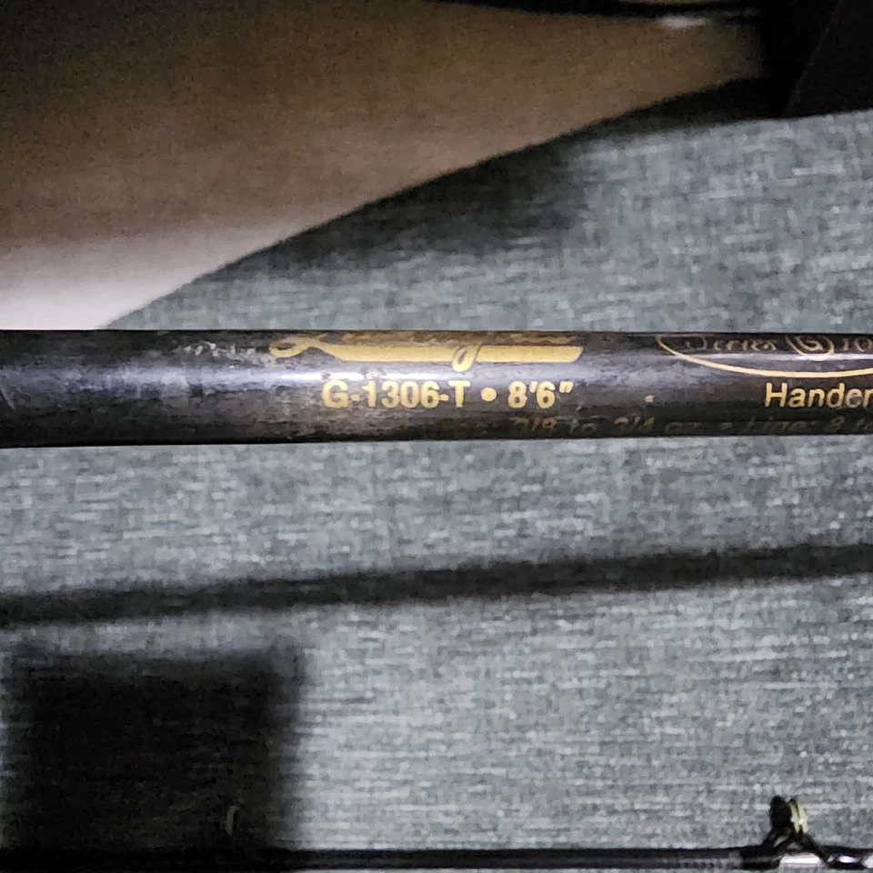 Lamiglas G1000 Med Action G-1306-T 8'6" 2pc 8-12lb Graphite Casting Rod - Image 4 of 4