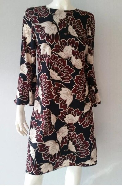 Women Hallhuber Dress Black Floral 38 / M / 46