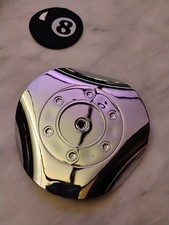 Jdm 3d Curved 5-78 Chrome Wheel Center Cap. Wire Spokes Snap On Tabs. Alba