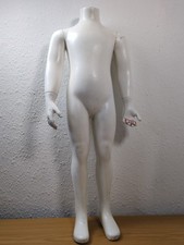 White Painted FulChildren Dummy Kids Clothing Mannequin H90cmx38x10cm Display