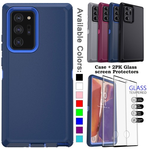 Für Samsung Galaxy Note 20/20 Ultra 5G Hülle Robust Hybrid Gummi Handy Cover - Bild 1 von 75