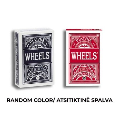 Piatnik Wheels Bridge Spielkarten 55 Blatt Rot/Blau Österreich