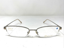 SAFILO EMOZIONI Italy 4314 NBQ 52-17-135 Silver Eyeglasses Frame L794
