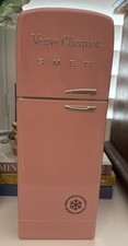 PINK Veuve Clicquot SMEG Fridge Champagne Cooler Limited Ed Tin Refrigerator