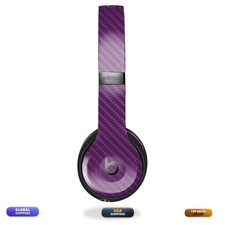 Carbon Fiber Skin Compatible Beats Solo 4 - Solid Purple - Premium 3M Vinyl