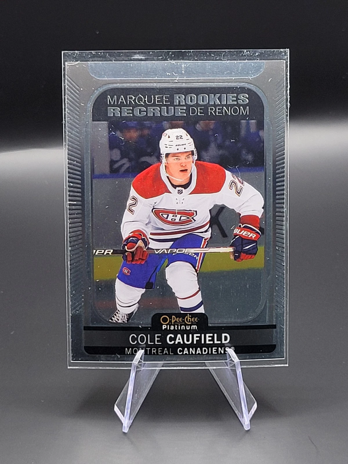 2021-22 Platinum Marquee Rookie Cole Caufield