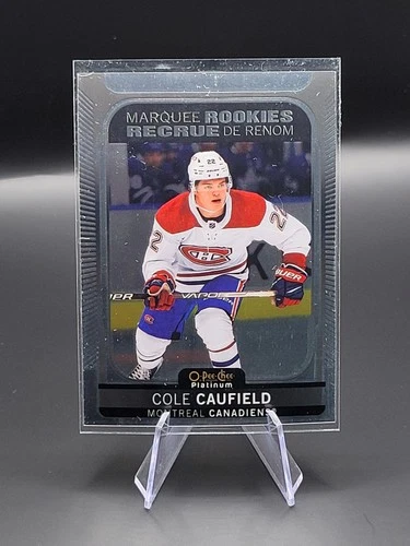 COLE CAUFIELD 2021-22 O-Pee-Chee Platinum Marquee Rookie