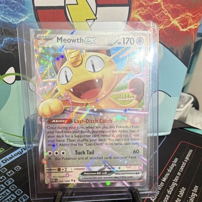 Meowth ex 062/088 Obsidian Flames Double Rare Holo English 170 HP