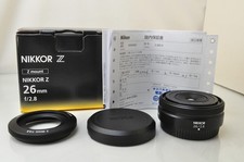 Nikon Z 26mm F/2.8 Lens for Z Mount Near Mint with Box