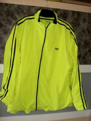 Everlast Sportjacke Trainingsjacke, Gr. XL, neongelb Topzustand, Netzinnenfutter
