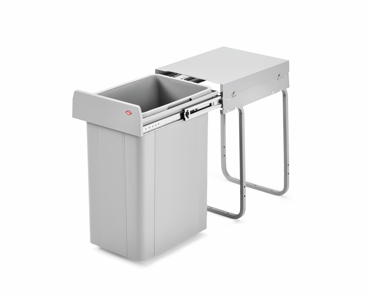 Poubelle WESCO Single-Boy 26L grise idéale pour optimiser l'espace de votre cuisine moderne