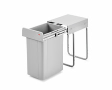 WESCO 8011010 Poubelle Traditionline Single-Boy 485 K/300-1, grise, 26 litres