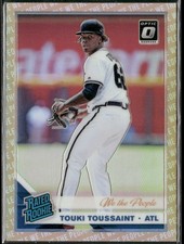Touki Toussaint Rated Rookie 2019 Donruss Optic #50 We the People #/76 Braves