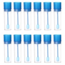 25 pezzi 15 ml tazze campione di feci in plastica piccole tazze campione liquido trasparente4019