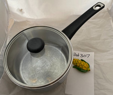 Jamie Oliver TEFAL Stainless Steel Induction Saucepan + Glass Lid - Ref 307