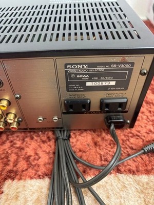SONY ビデオ eBay | Unit Control AV Switcher Selector Audio Video SB-V3000 Sony SB-V3000 セレクター オーディオ その他