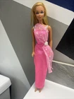 Vintage Barbie doll Sunsational Malibu PJ purple eyes Philippines Pink Gown