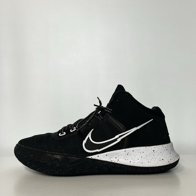 Nike Kyrie Flytrap IV Black White Metallic Silver Basketball Shoes Mens US Sz 12