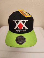 RARE SAMPLE Hunter X Hunter Bioworld Merchandising Anime Manga Snapback Hat Cap