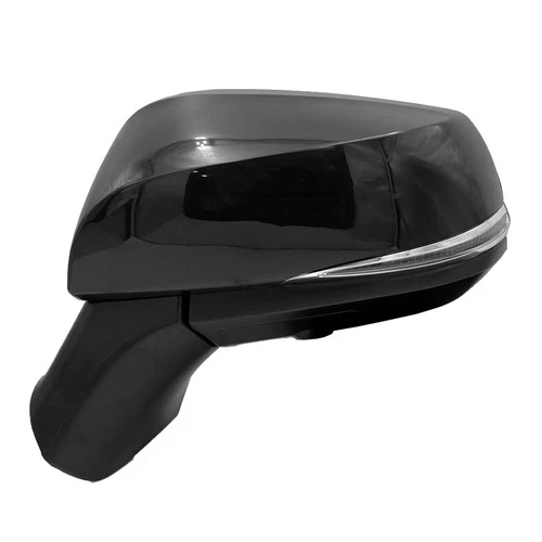 Unpainted Power Driver Side Door Mirror Heated Signal Camera 128-95555XL