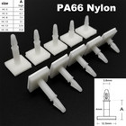 30pcs PCB Adhesive Glue Nylon Plastic Standoff Spacer Snap Fixed Stick 3mm Hole