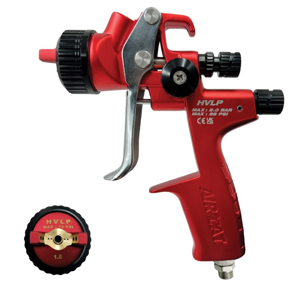 ☆ハリウッドエアー☆ AirCat HVLP Gravity Feed Spray Gun 1.6 MM 6905 | eBay