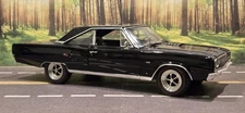 1/18 Acme 1967 Dodge Coronet R/T Black Diecast 