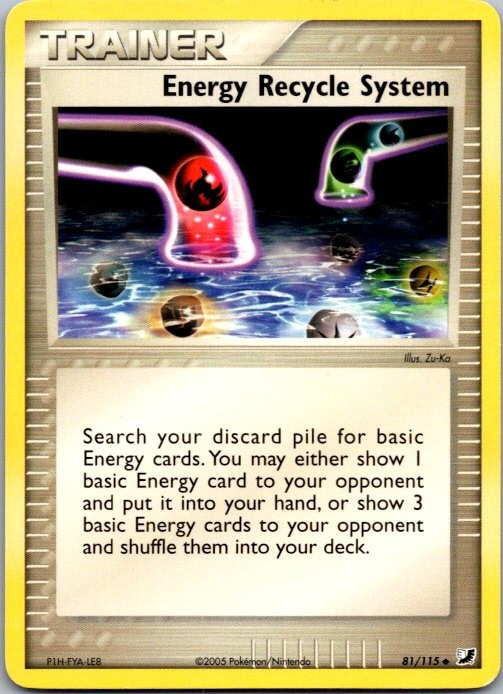 Energy Recycle System Uncommon Unseen Forces 81/115 LP